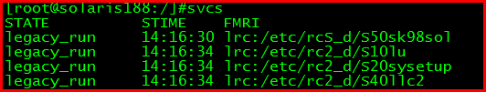【Solaris】Solaris10操作系统 SMF服务管理
