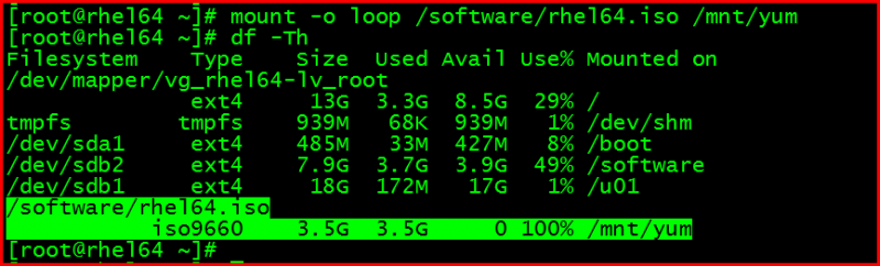 【Linux】Linux软件安装管理5 挂载本地iso光盘镜像、配置yum软件仓库