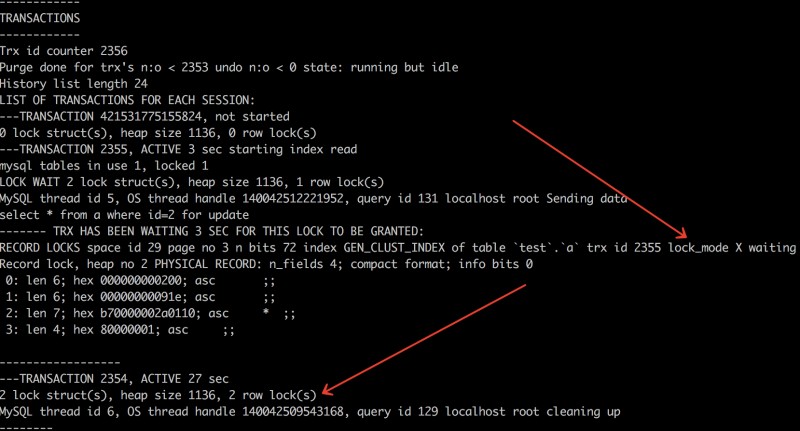 MySQL锁实际案例分析(一)