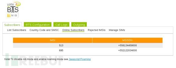 GSM Hacking：使用BladeRF、树莓派、YatesBTS搭建便携式GSM基站