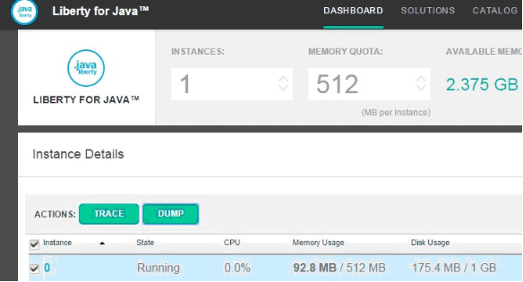 Bluemix JVM 调试选项