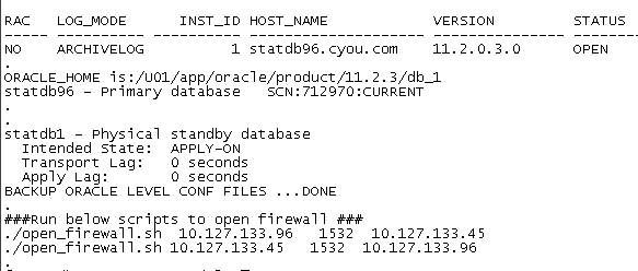 半自动化搭建Data Guard的想法和实践（三）