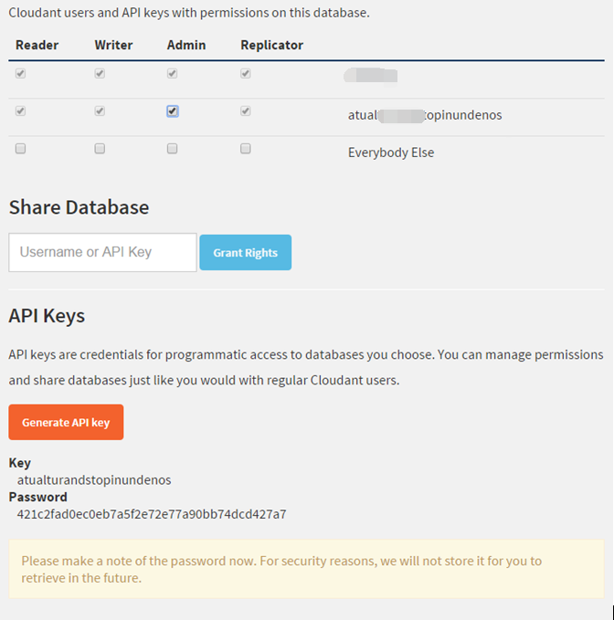 NoSQL 数据库 Cloudant