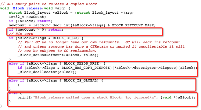 Objective-C中block实现和技巧学习