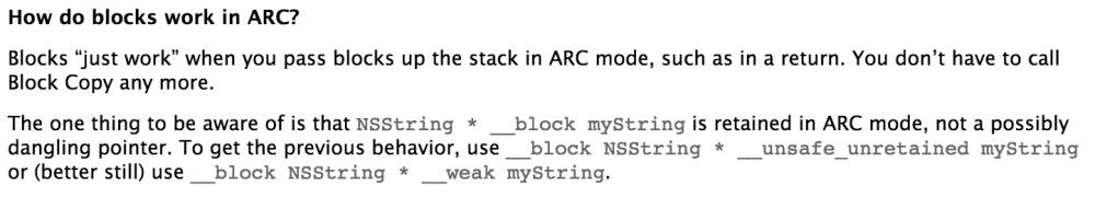 Objective-C中block实现和技巧学习