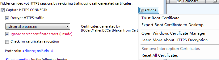 Fiddler死活抓不了HTTPS包解决办法