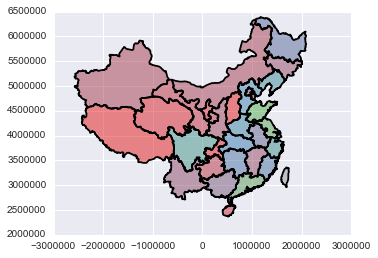 用Python做地图投影 - 多面孔的世界