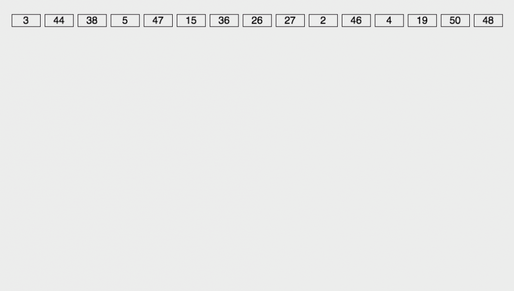 JavaScript 排序算法汇总