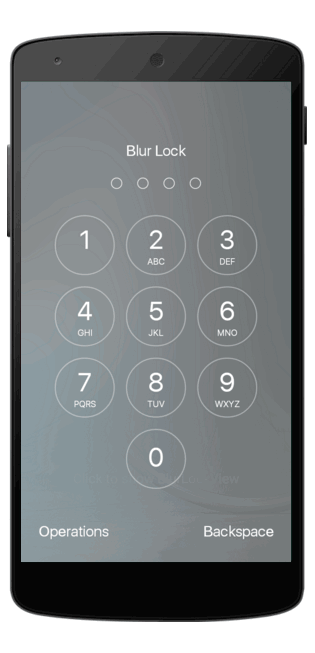 BlurLockView：带毛玻璃效果的锁屏控件（Android）