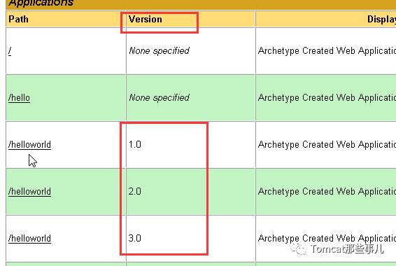 如何在 Tomcat 中部署应用的多个版本