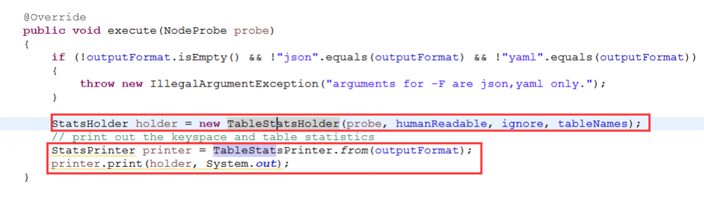 [源码阅读]Cassandra Nodetool 是如何输出json格式的？