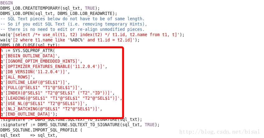 一个执行计划异常变更的案例 - 外传之SQL Profile(下)