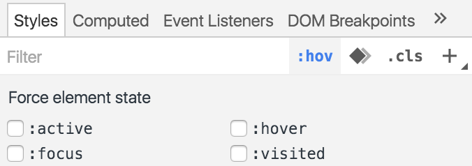 Chrome DevTools — Elements