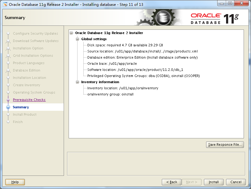 Oracle11g安装部署手册(RedHat6.5)