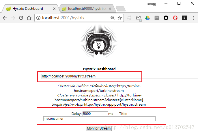 Spring Cloud中Hystrix仪表盘与Turbine集群监控