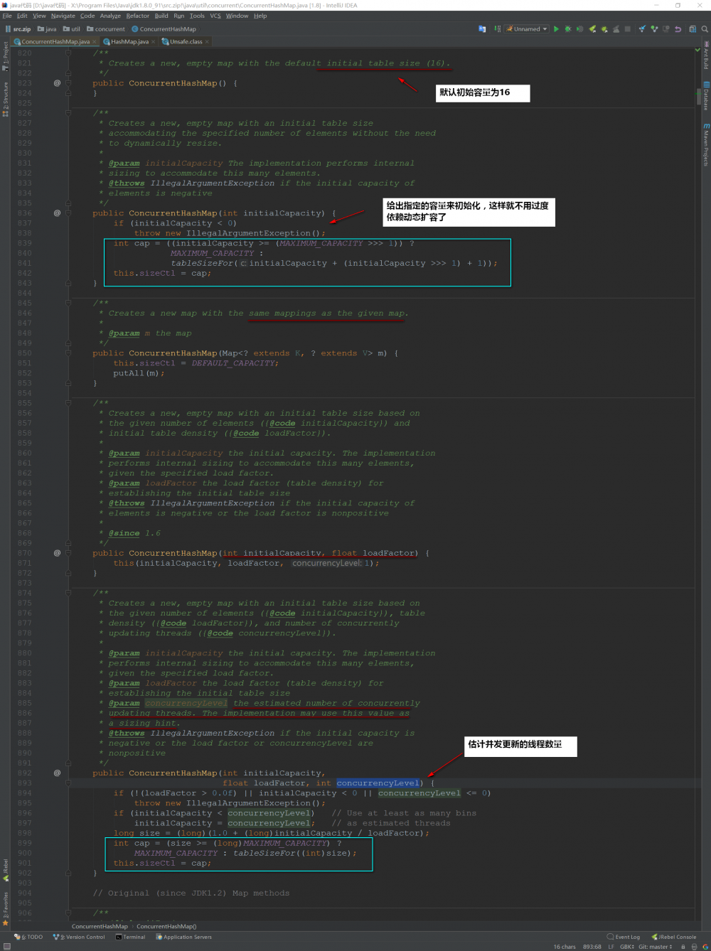 ConcurrentHashMap基于JDK1.8源码剖析