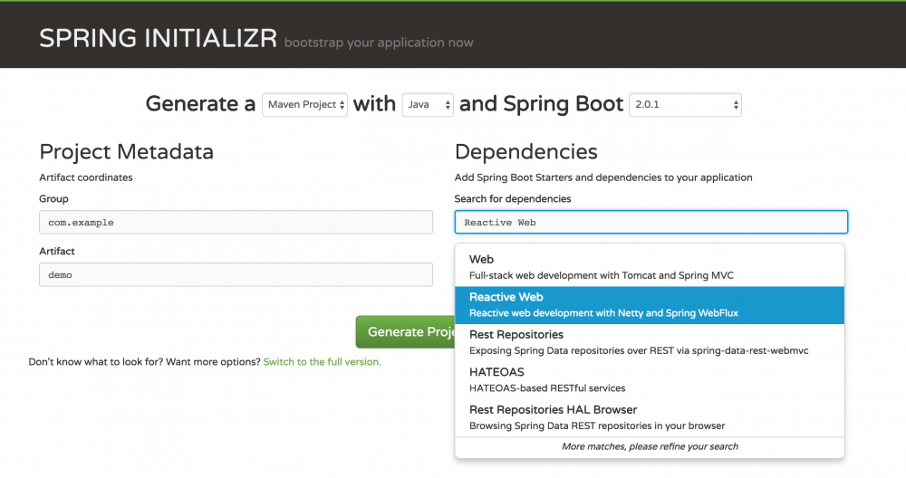 Spring Boot 2.0 WebFlux 上手系列课程：快速入门（一）