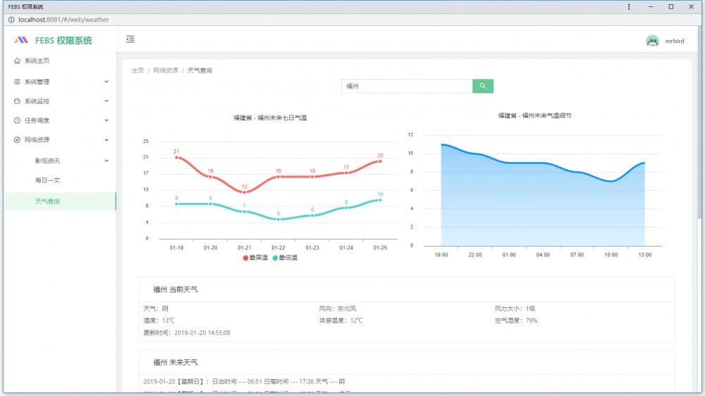 Febs Vue 版发布，基于 Spring Boot 的权限管理系统