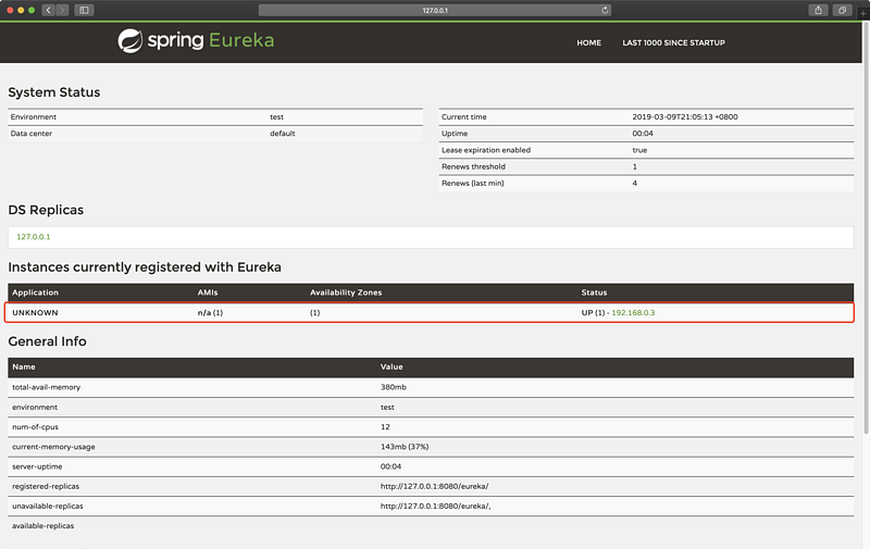 SpringCloud注册中心Eureka