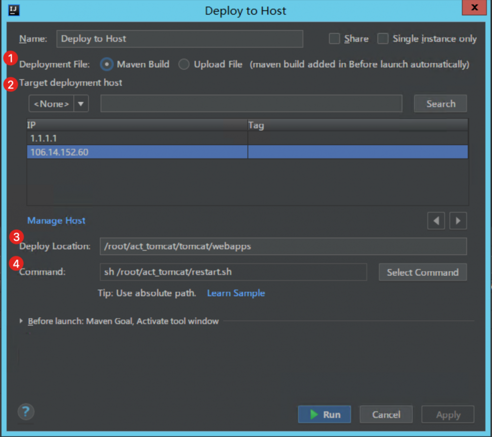 在 IntelliJ IDEA 中部署应用到服务器(Eclipse)