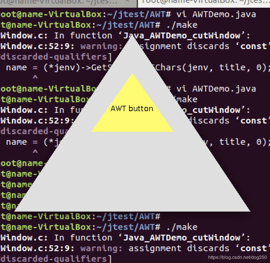 Java AWT/Swing实现不规则窗体和控件