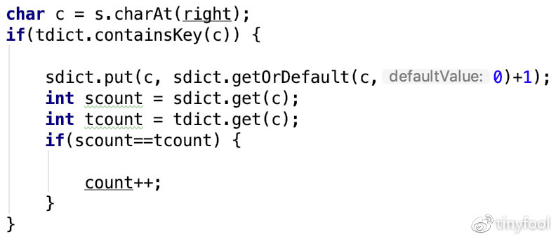 Leetcode专题 滑动窗口（以第76题 Minimum Window Substring 为例，Java）