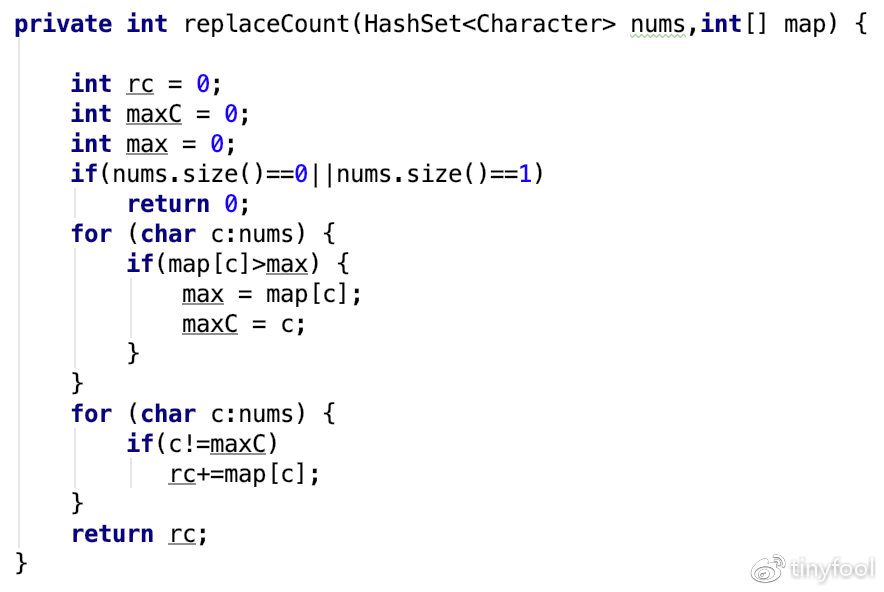 LeetCode 第424题 Longest Repeating Character Replacement【滑动窗口】（Java）