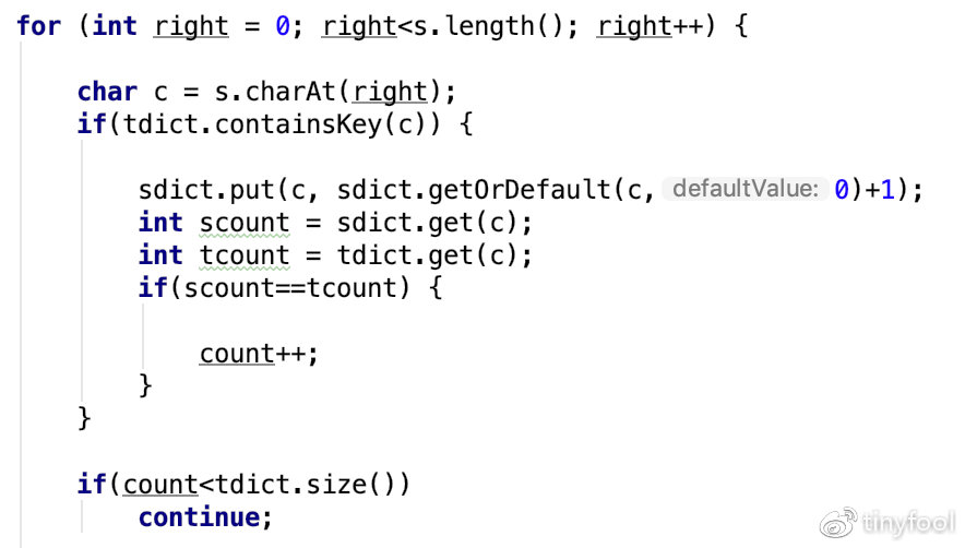 Leetcode专题 滑动窗口（以第76题 Minimum Window Substring 为例，Java）