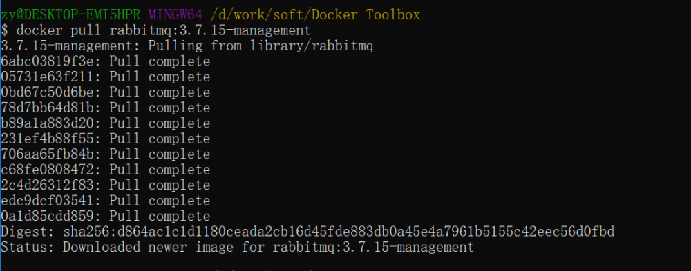 SpringCloud实战四：使用Docker安装RabbitMQ