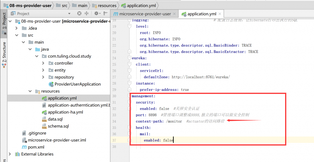 『互联网架构』软件架构-springboot-actuator监控模块（98）