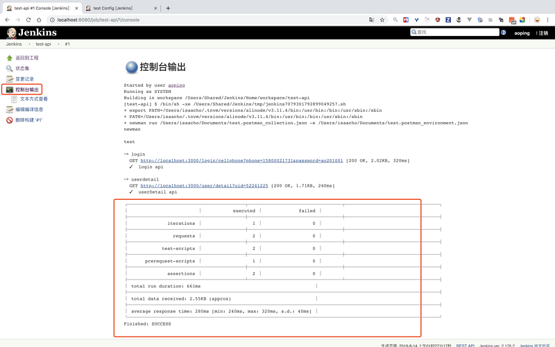 postman+newman+Jenkins之API全自动化测试(MAC)