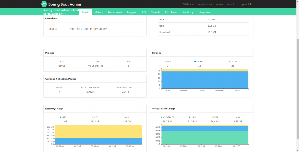 【Spring Boot】利用 Spring Boot Admin 进行项目监控管理