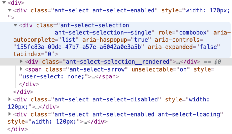 使用puppeteer 实现对Antd Select 组件自动化测试