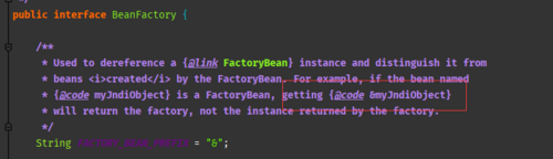 Spring 中的 BeanFactory 与 FactoryBean