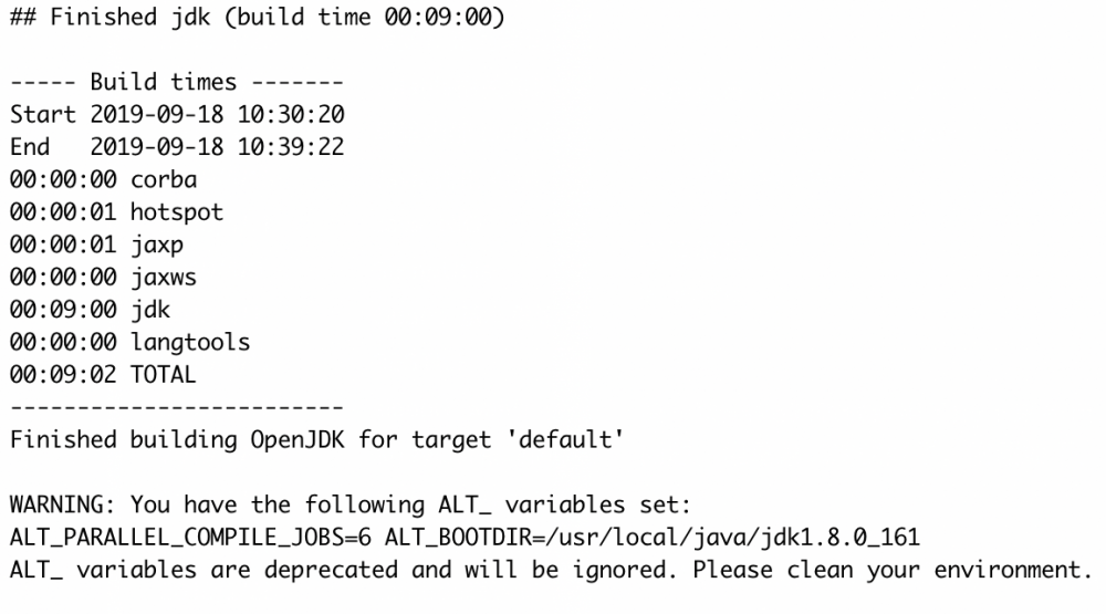 初次编译openJDK8