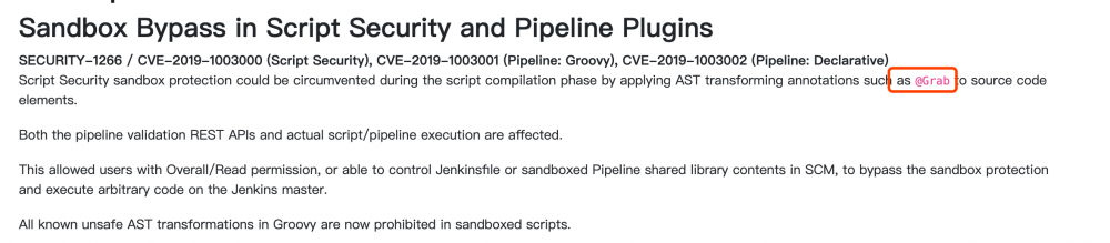 Jenkins RCE漏洞分析汇总