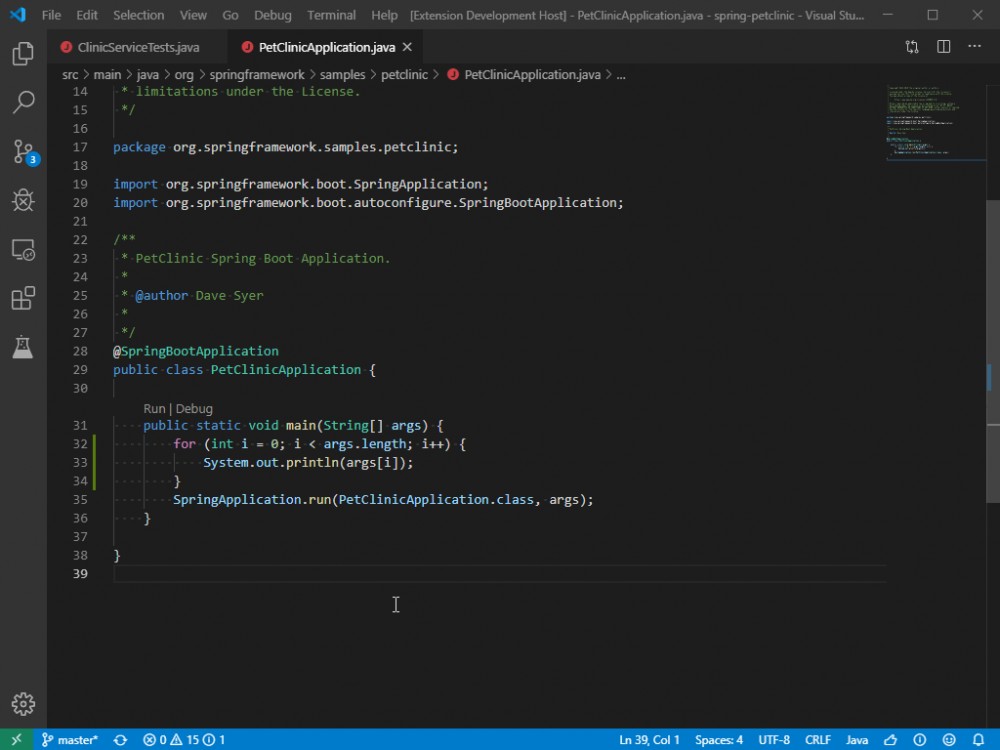 Visual Studio Code 10月 Java扩展更新