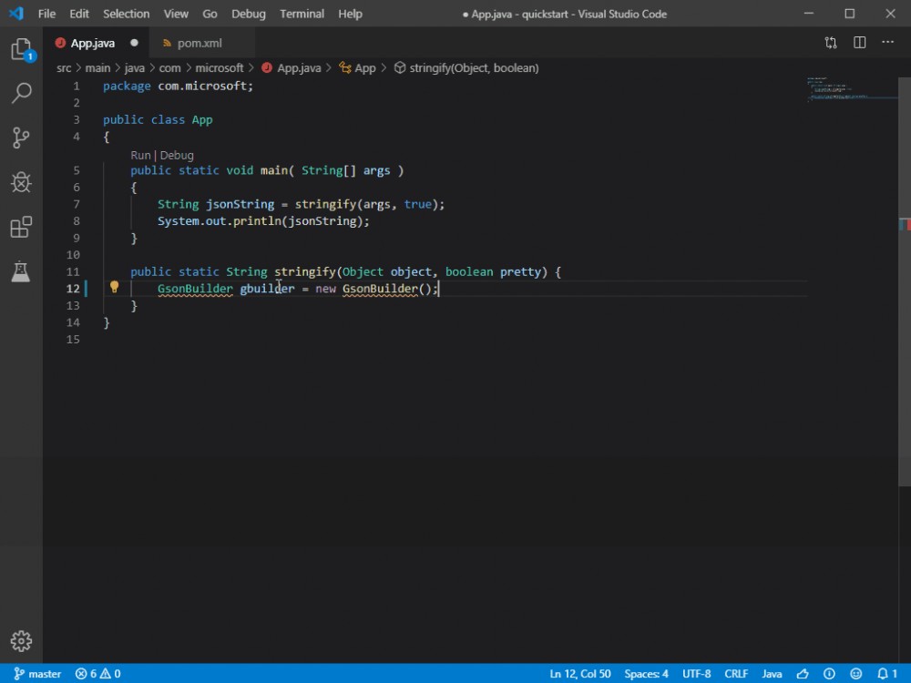 Visual Studio Code 10月 Java扩展更新