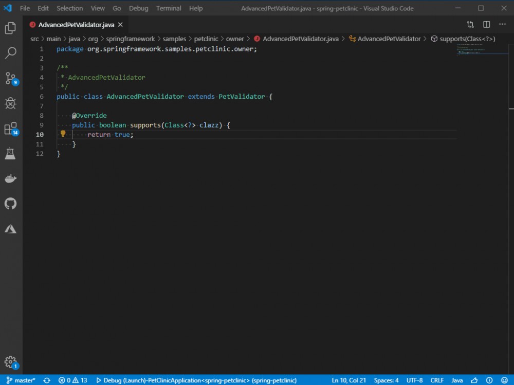 Visual Studio Code 10月 Java扩展更新