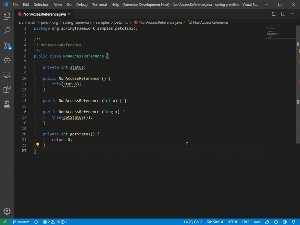 Visual Studio Code 10月 Java扩展更新