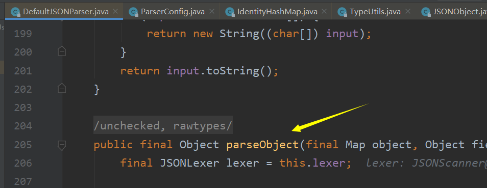 fastjson 1.2.24反序列化导致任意命令执行漏洞分析记录