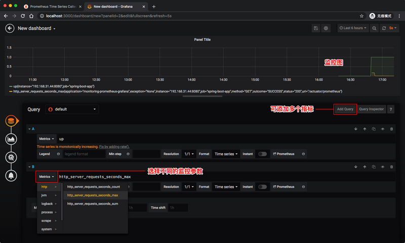 使用 Prometheus &amp; Grafana 监控你的 Spring Boot 应用