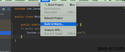 如何用Intellij idea 2020打包jar