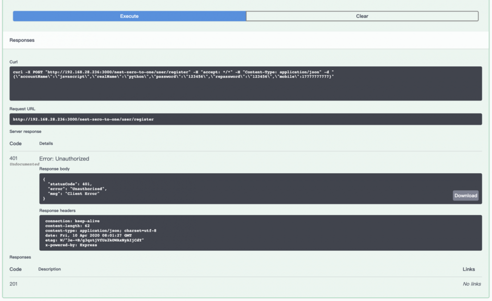 Nest.js 从零到壹系列（七）：讨厌写文档，Swagger UI 了解一下？