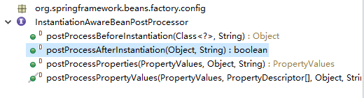 spring中BeanPostProcessor之一：InstantiationAwareBeanPostProcessor（01）